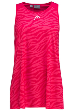 Женский топ теннисный Head Agility Tank Top W - magenta/print vision