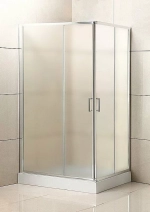 Душевой уголок BelBagno UNO 195-AH-2 100x90 матовый/хром