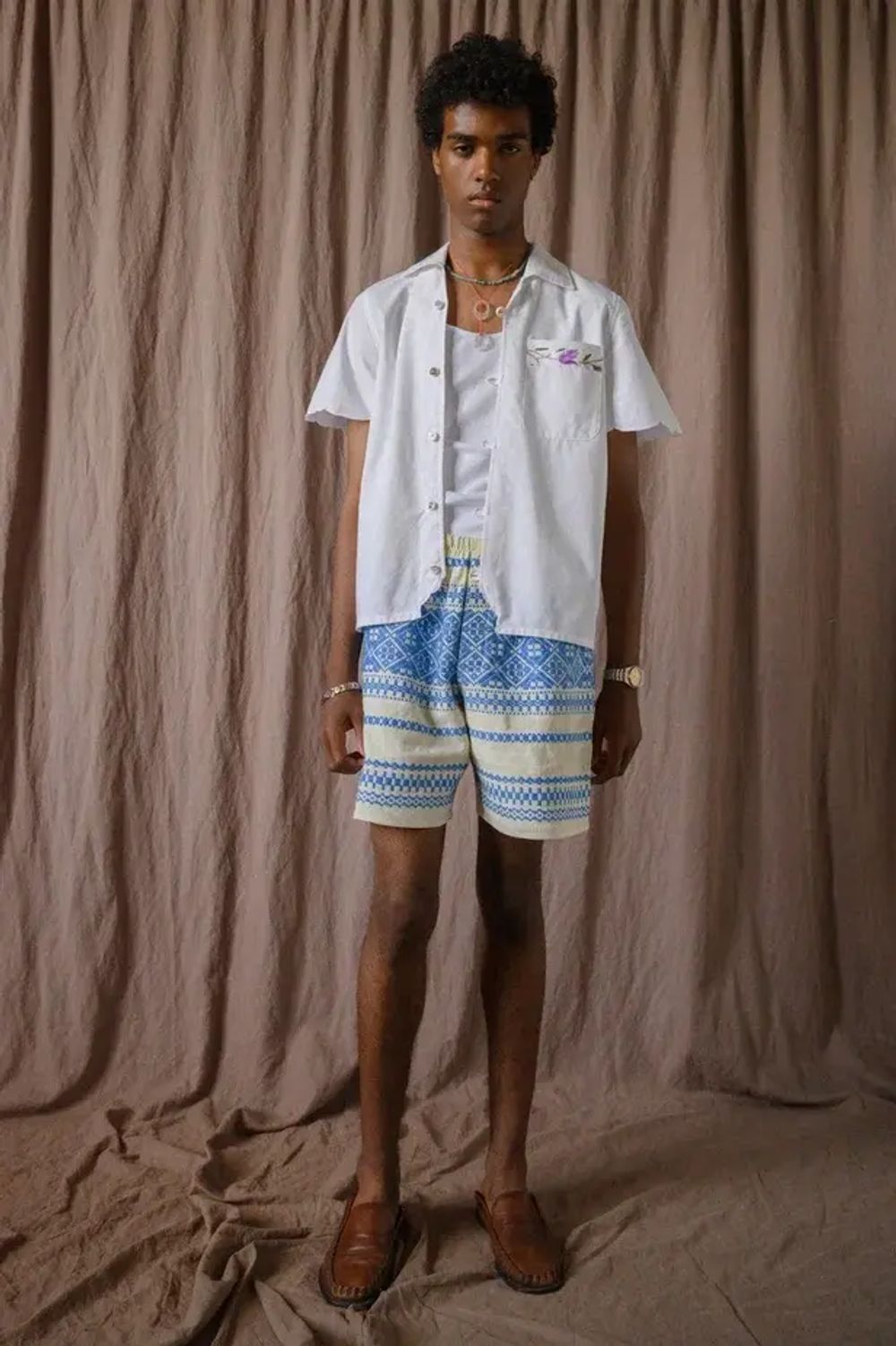 Рубашка Soeurs из Круглой Скатерти белая