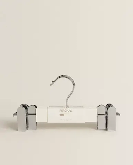 ZARA HOME ДЕТСКИЕ ВЕШАЛКИ (НАБОР ИЗ 3 ШТ.), ЖЕЛТОВАТО-БЕЛЫЙ