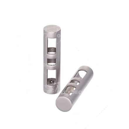 Наконечники "Кларион" d16 мм, цвет хром матовый