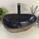 Раковина из речного камня RS-65491 49*31*15 0856