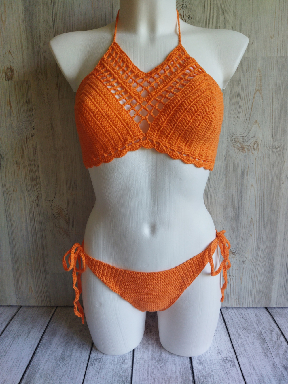 Купальник вязаный