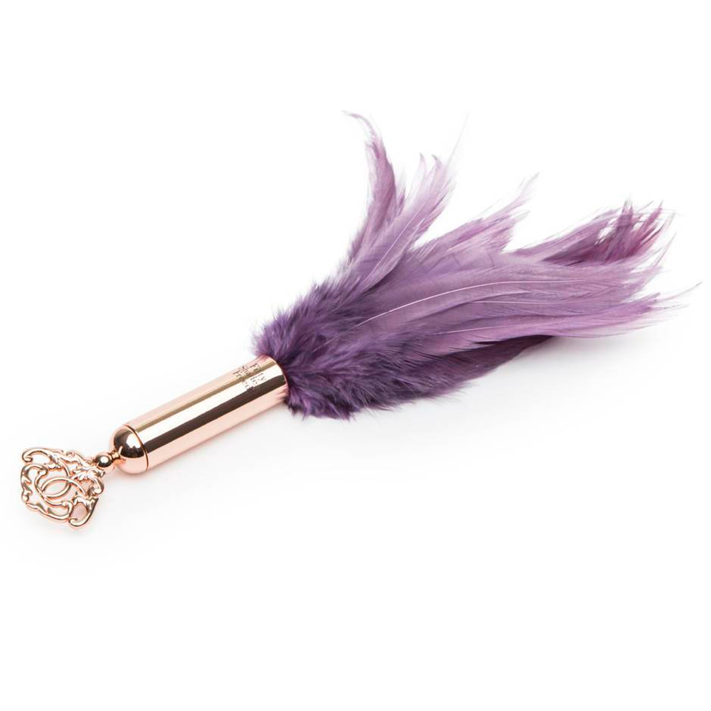 Пуховая кисточка Cherished Collection Feather Tickler - 24 см. (Цвет: фиолетовый)