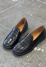 Лоферы // Jill // Croc // Black