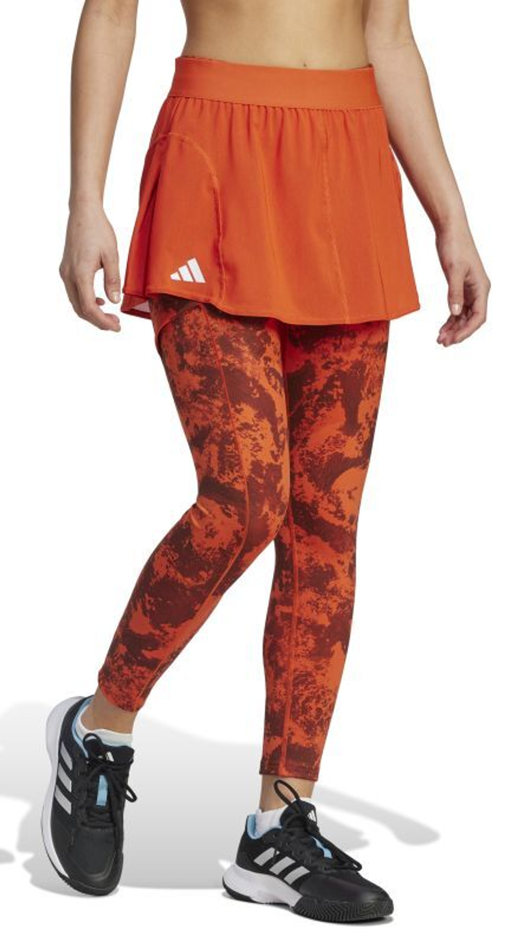 Леггинсы Adidas Paris Two in One Match Tight Leggings - preloved red