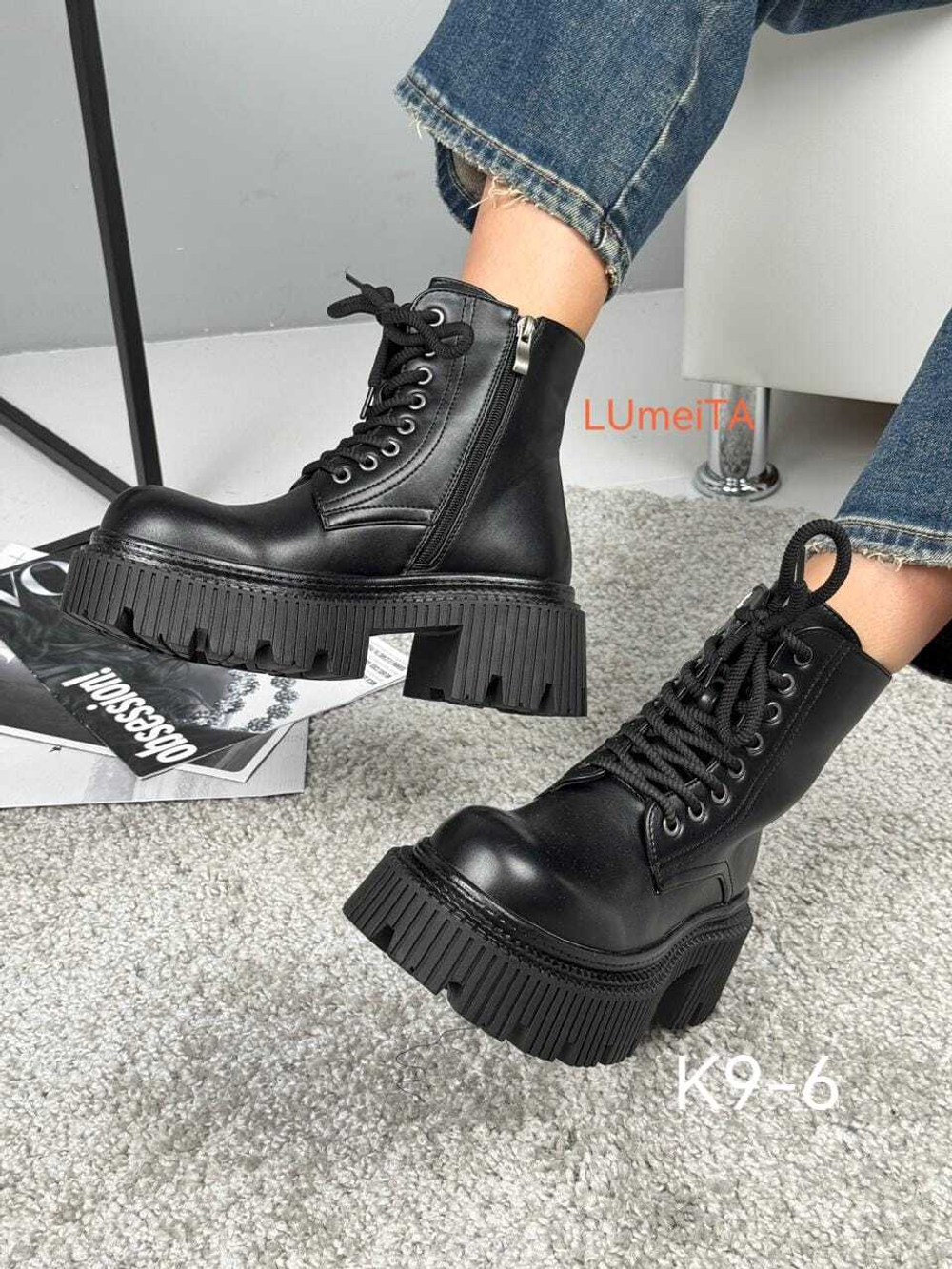 Ботинки нат. кожа по 6 пар (36-40)р./ 9-6