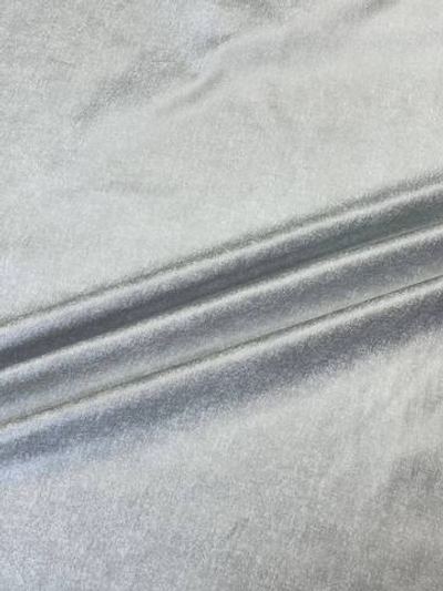 Хлопок с эластаном белый с серебряным напылением