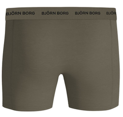 Мужские спортивные боксеры Bjorn Borg Cotton Stretch 3P - green/print/black