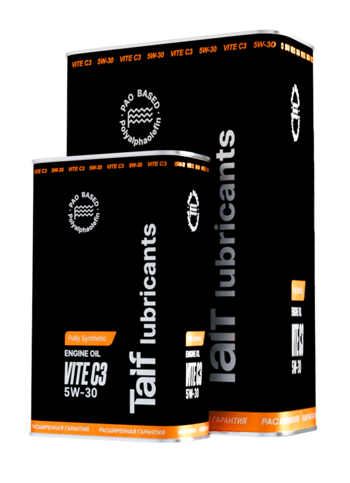 Моторное масло Taif Vite C3 5W-30, синтетическое, 4 л + 1 л  в подарок