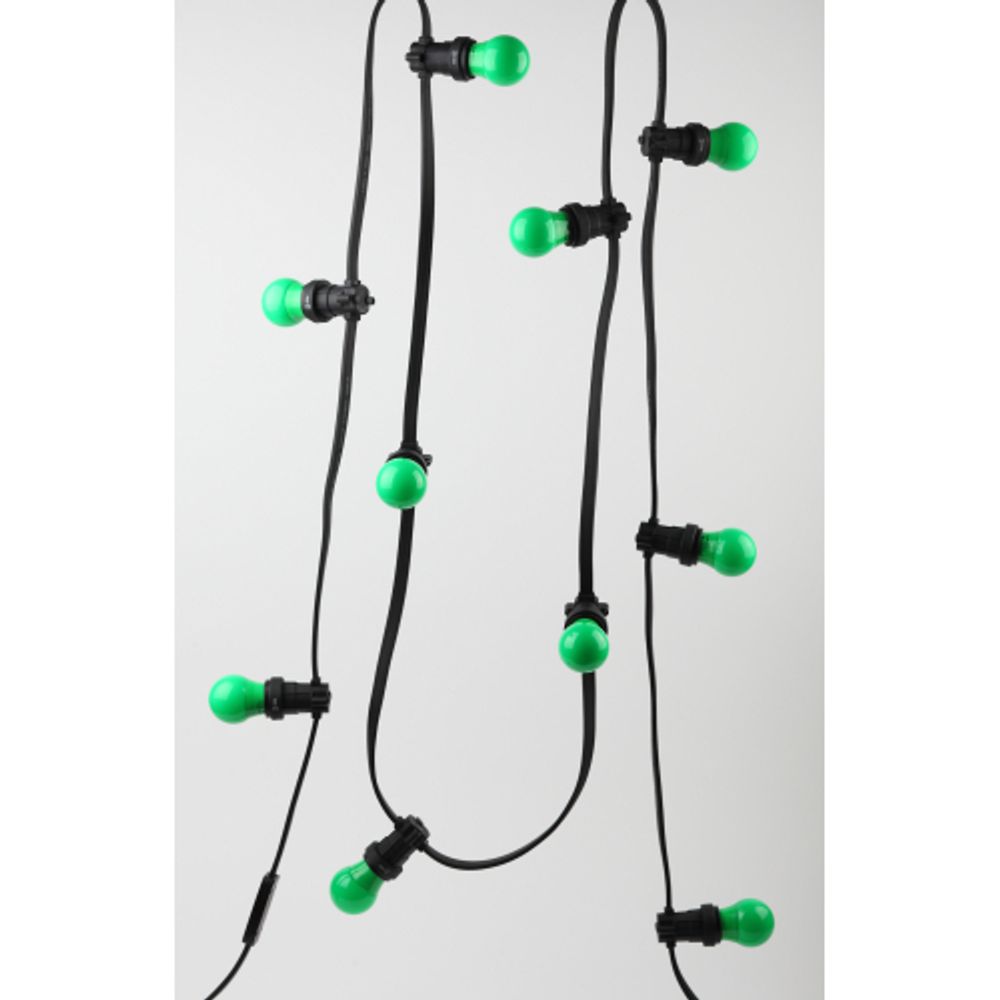 Лампа светодиодная ЭРА STD ERAGL50-E27 3Вт груша зеленый для белт-лайт Е27