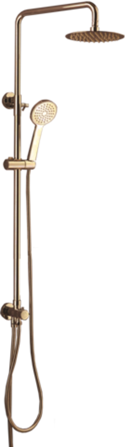 25072-D Душевая система с перек. БРОНЗА  (4/1шт)