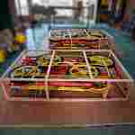 Семейный велосипед, пятиместный, фиолетовый