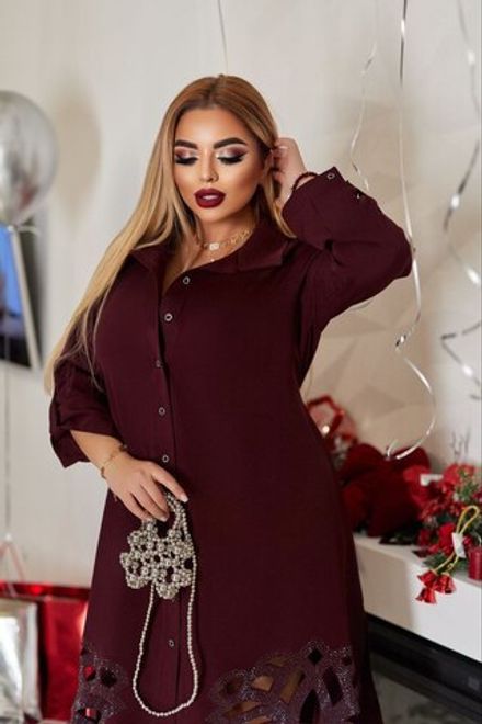 Платье-рубашка УК-982 Fabrika