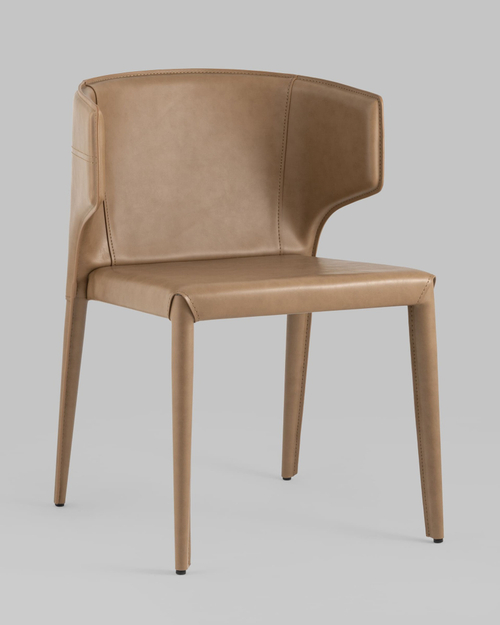 Стул Арманд экокожа коричневый