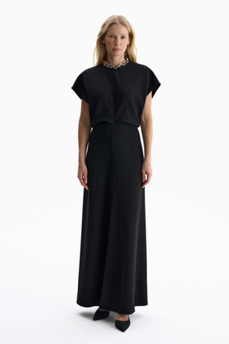 Платье из ацетата макси