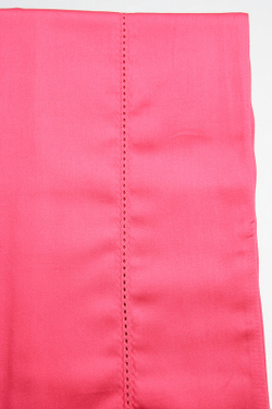 Наволочки 2шт 70x70 Caleffi Raso Tinta Unito ярко-розовые Италия