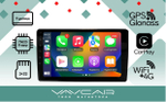 Магнитола для Mitsubishi L200 2015+ (рамка-накладка) - Vaycar VA47-7198 на Android 13, 8-ядер, 4G SIM-слот