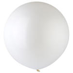 Шар латексный Пастель 100 см (Белый)