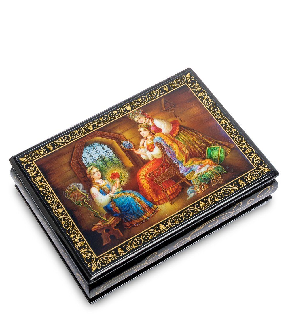 Народные промыслы ШК-11/ 3-I Шкатулка в технике декупаж (10х14х4)