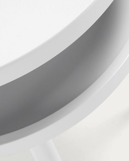 Столик Bruk с полкой белый Испания