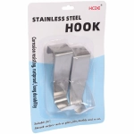 Крючки металлические надверные в наборе 2шт «ИДЕЯДОМА», нагрузка 2.5кг