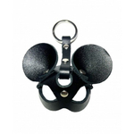 Брелок кожаный мышка