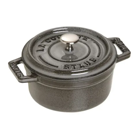 STAUB Кокотница 10 см чугунная 250 мл графит