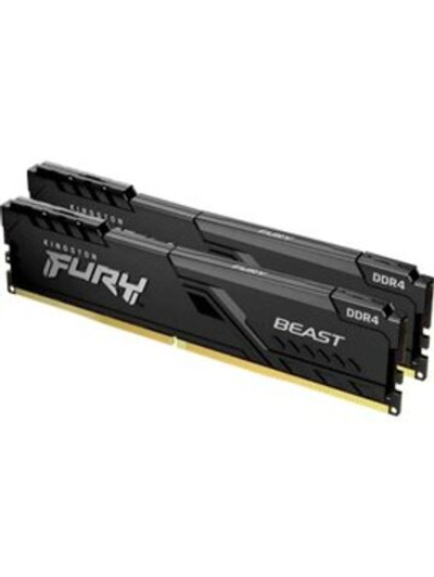 Оперативная память KINGSTON FURY Beast DDR4 16GB 3200MHz CL16 UDIMM KF432C16BBK2/16