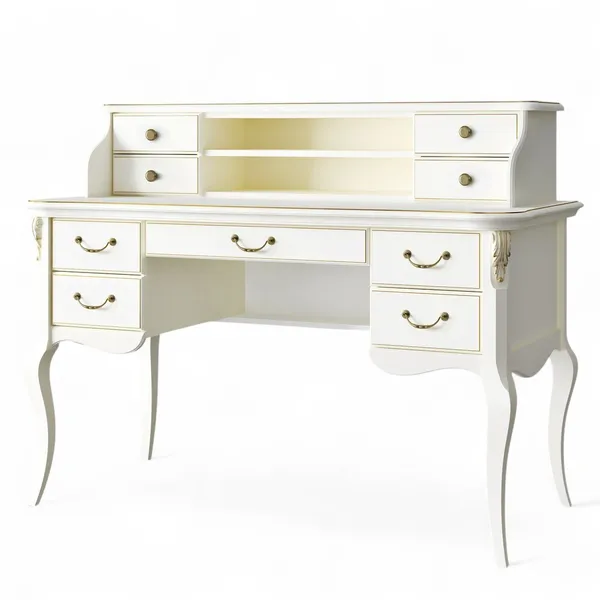 Кабинетный стол пристенный