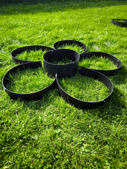 Клумба цветок трансформер высота 10см + 20см, ф135см