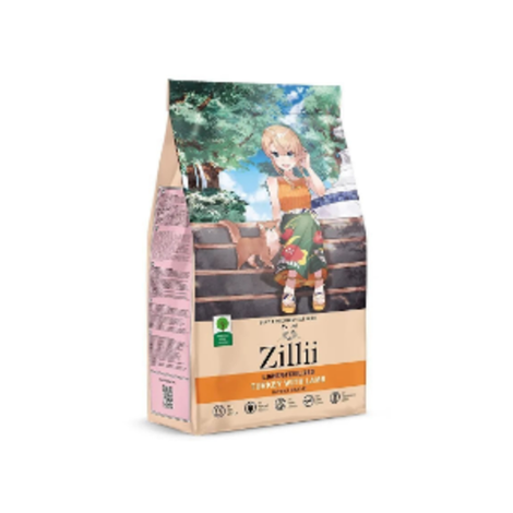 Корм для стерилизованных кошек сухой ZILLII Cat Sterilized Light 2кг, для животных с избыточным весом, с индейкой и ягнёнком