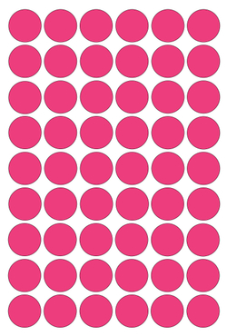 Виниловые наклейки для упаковки и маркировки Policomprint M4. 20 мм. 54 шт.