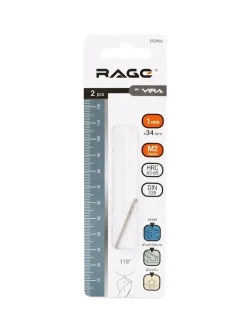 Сверло по металлу 1 мм P6M5 2 шт RAGE by VIRA