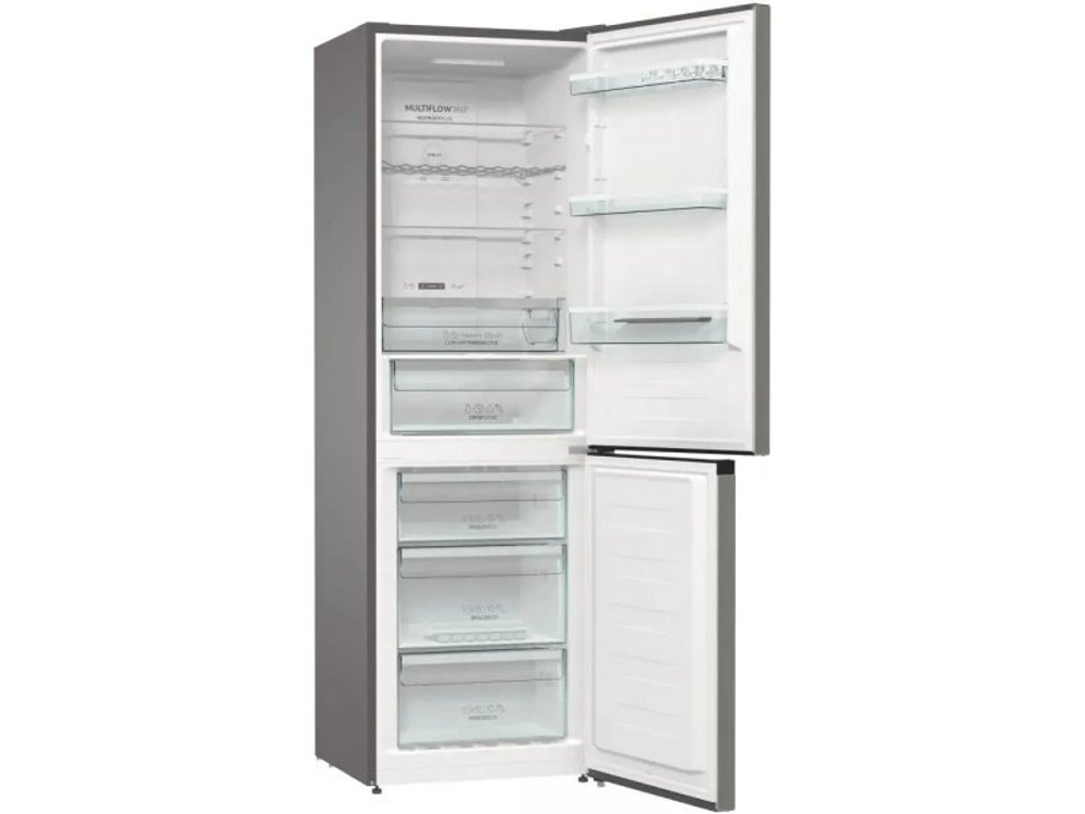 Холодильник двухкамерный Gorenje NRK6192AXL4 Total No Frost серебристый