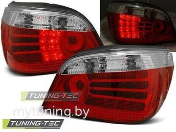 Задние фонари Bmw 5 E60 red white led