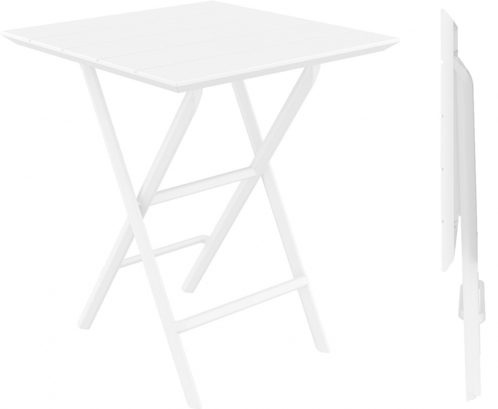 Стол пластиковый складной Siesta Contract Helen Folding Table 60, белый