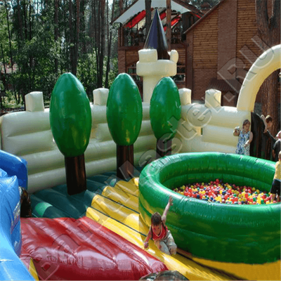 Коммерческий надувной батут "Три мушкетера"