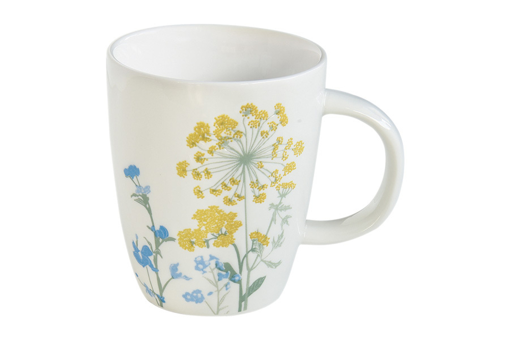 Кружка 350мл Easy Life Луговые цветы жёлтые