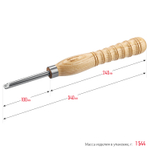 KRAFTOOL Precision-3, 3 предм., набор ручных резцов по дереву (18369)
