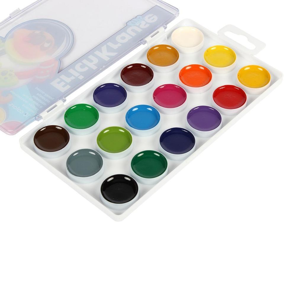 Краски акварельные медовые 18 цветов"Kids Space Animals" (ErichKrause)