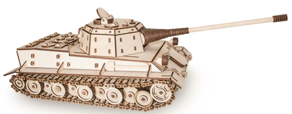Конструктор деревянный 3D EWA Танк ЛЕВ