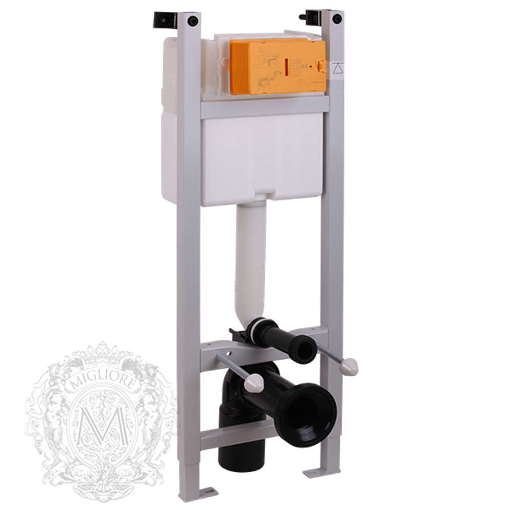 Система инсталляции для подвесного унитаза Migliore Expert Evo(крепление стена-пол, без панели и ручки) H1130xL400xP150/210 mm