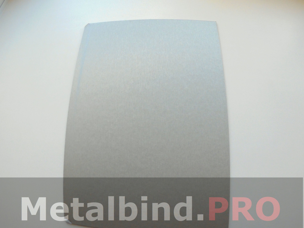 Твердые обложки O.HARD COVER TECHNO A4+ (портрет) 304x212 mm с покрытием TECHNO «под металл» CЕРЕБРО и ЗОЛОТО