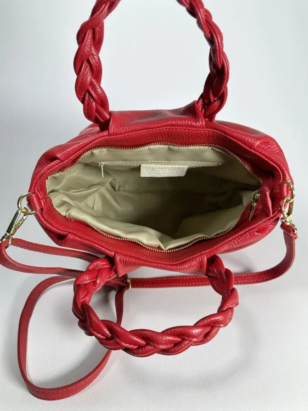 Женская красная сумка Penna Codino Rosso