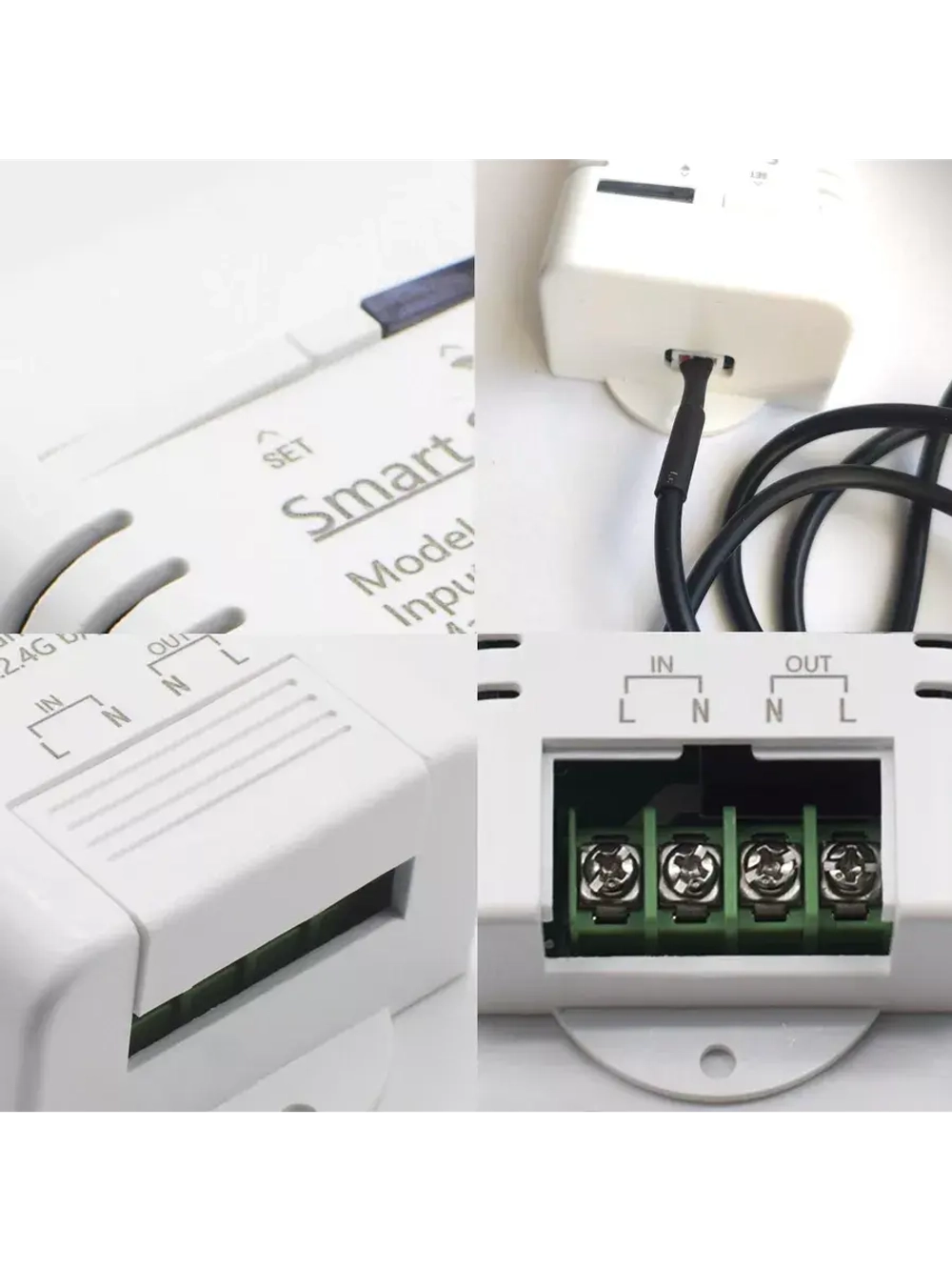 Умное Wi-Fi реле 16A RF433МГц c внешним датчиком Алиса