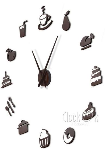 Настенные 3D часы "Общепит"