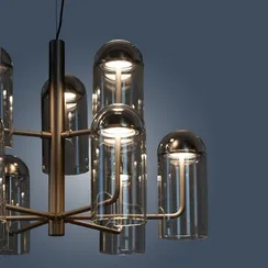 Подвесной светильник Aegis Ø60, серебристый