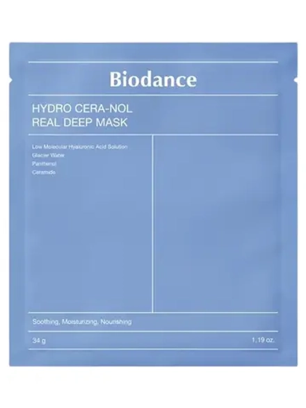 Biodance Ночная гидрогелевая маска с церамидами против сухости Hydro Cera-Nol Real Deep Mask 34 гр х 4 шт