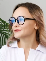 Очки для компьютера имиджевые защитные прозрачные нулевки